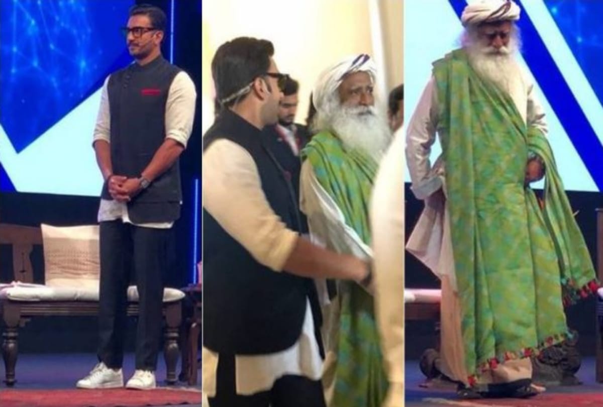 Ranveer Singh dance with spiritual guru Sadhguru Jaggi Vasudev will make your day