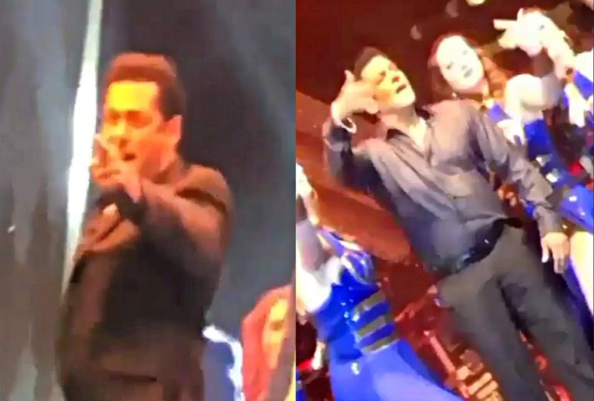 Salman Khan and Jacqueline Fernandez dance perform in Poorna Patel wedding