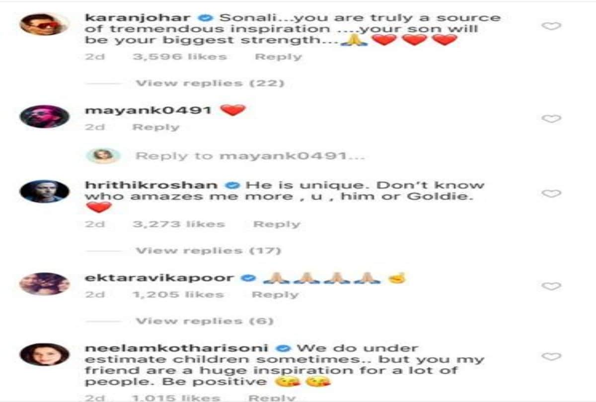 While Sonali Bendre Fighting Cancer This Is How Bollywood Celebrities Supporting Her Family