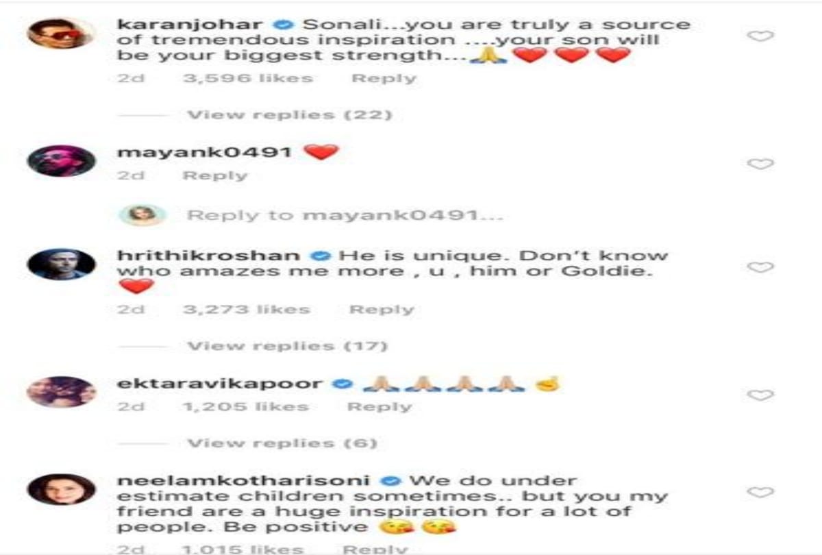 While Sonali Bendre Fighting Cancer This Is How Bollywood Celebrities Supporting Her Family