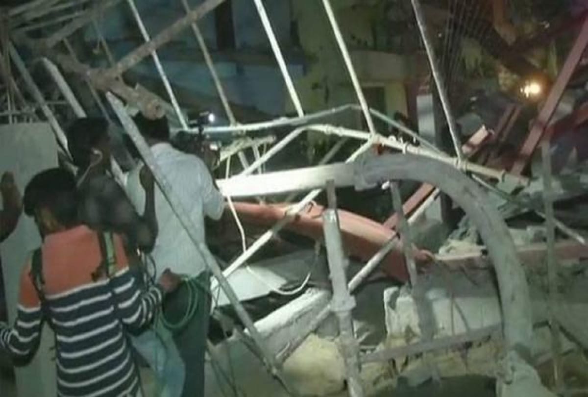 4-storey building collapse in Kandanchavadi, Chennai, one dead, 23 injured