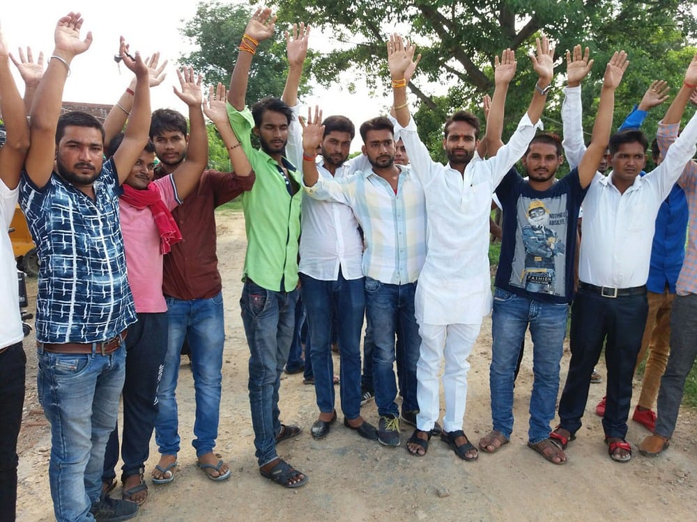 villegers protested for road 11