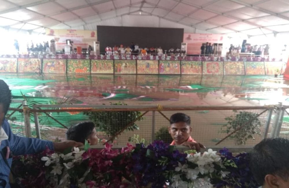 heavy rain before cm yogi adityanath etah visit