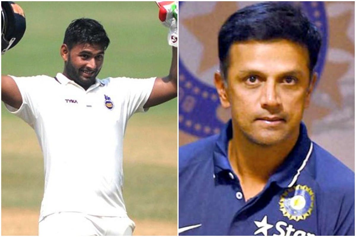 rahul dravid suggestion to rishabh pant before test debute against england