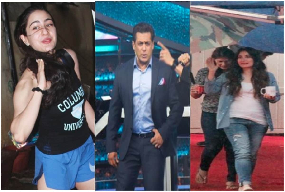 Salman Khan Sara Ali Khan and Kareena Kapoor Khan awkward pictures 