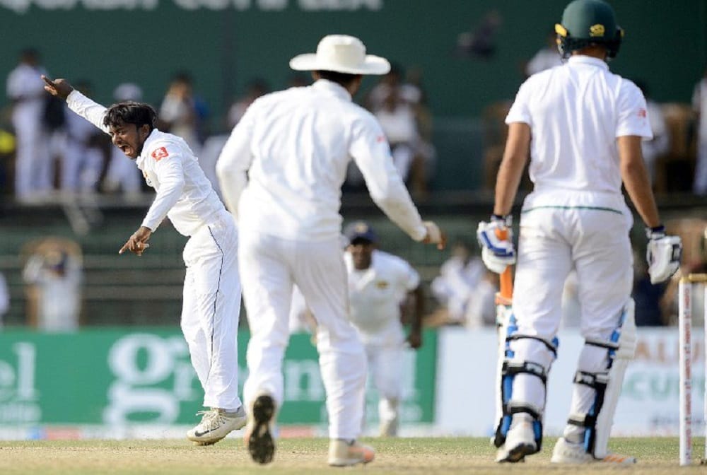 sri lanka near by to win 2nd test match against South Africa 