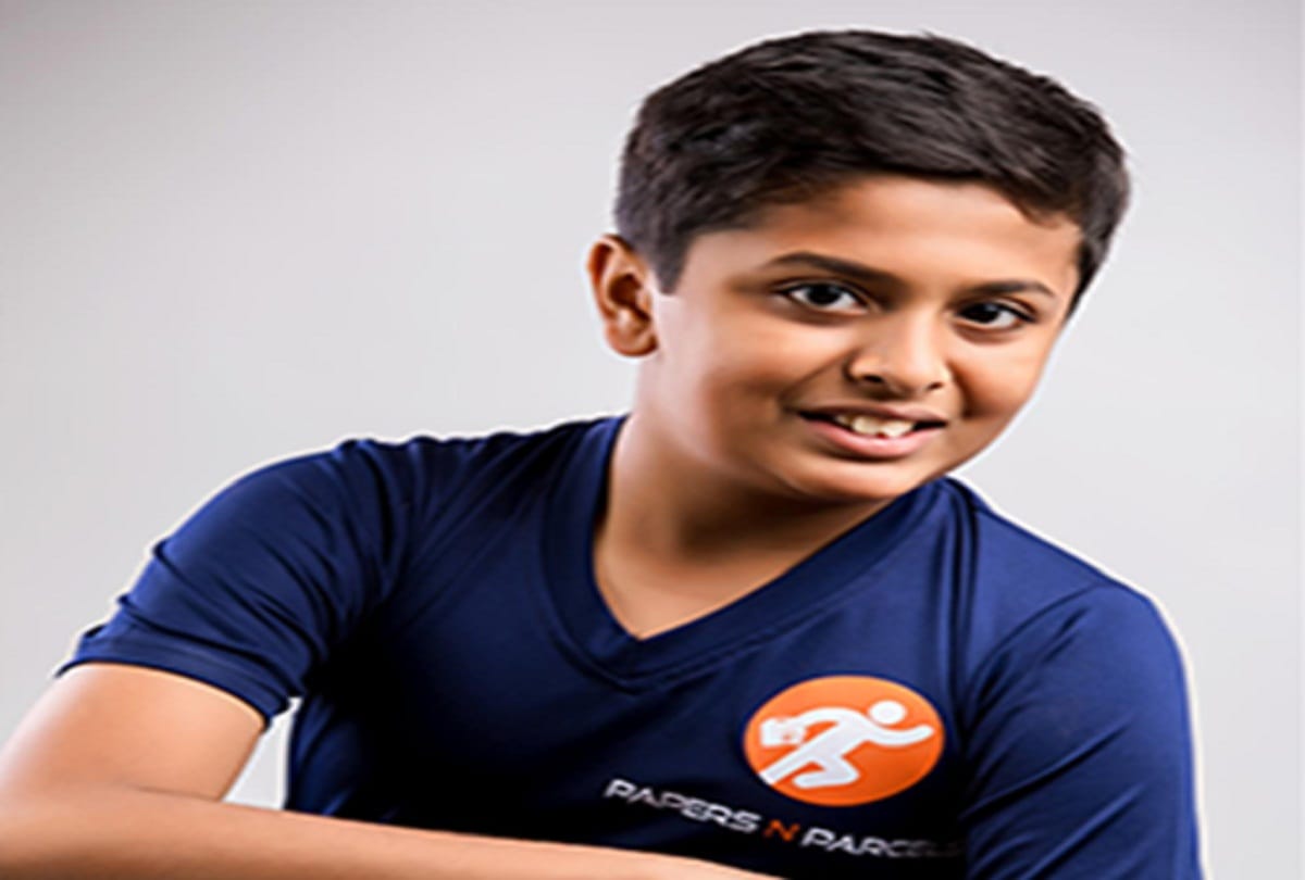Tilak Mehta -13 Year Old boy founder of Papers N Parcels app for a logistics start up