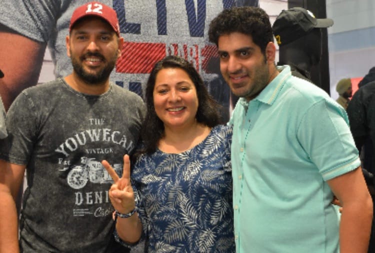 Cricketer Yuvraj Singh made awareness about cancer in mohali