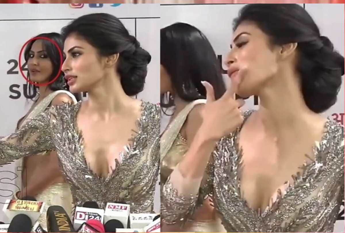 mouni roy lost her cool on media persons