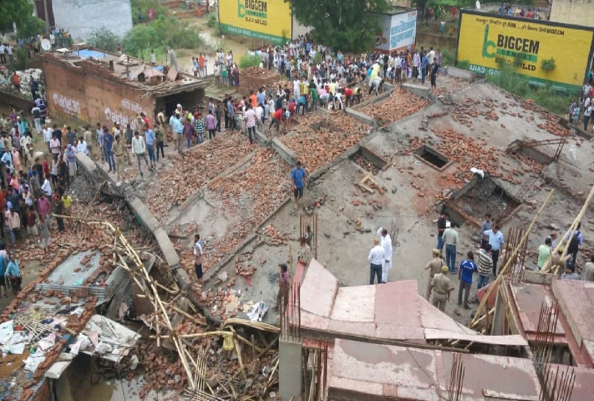 under construction building collapsed in ghaziabad of uttar pradesh