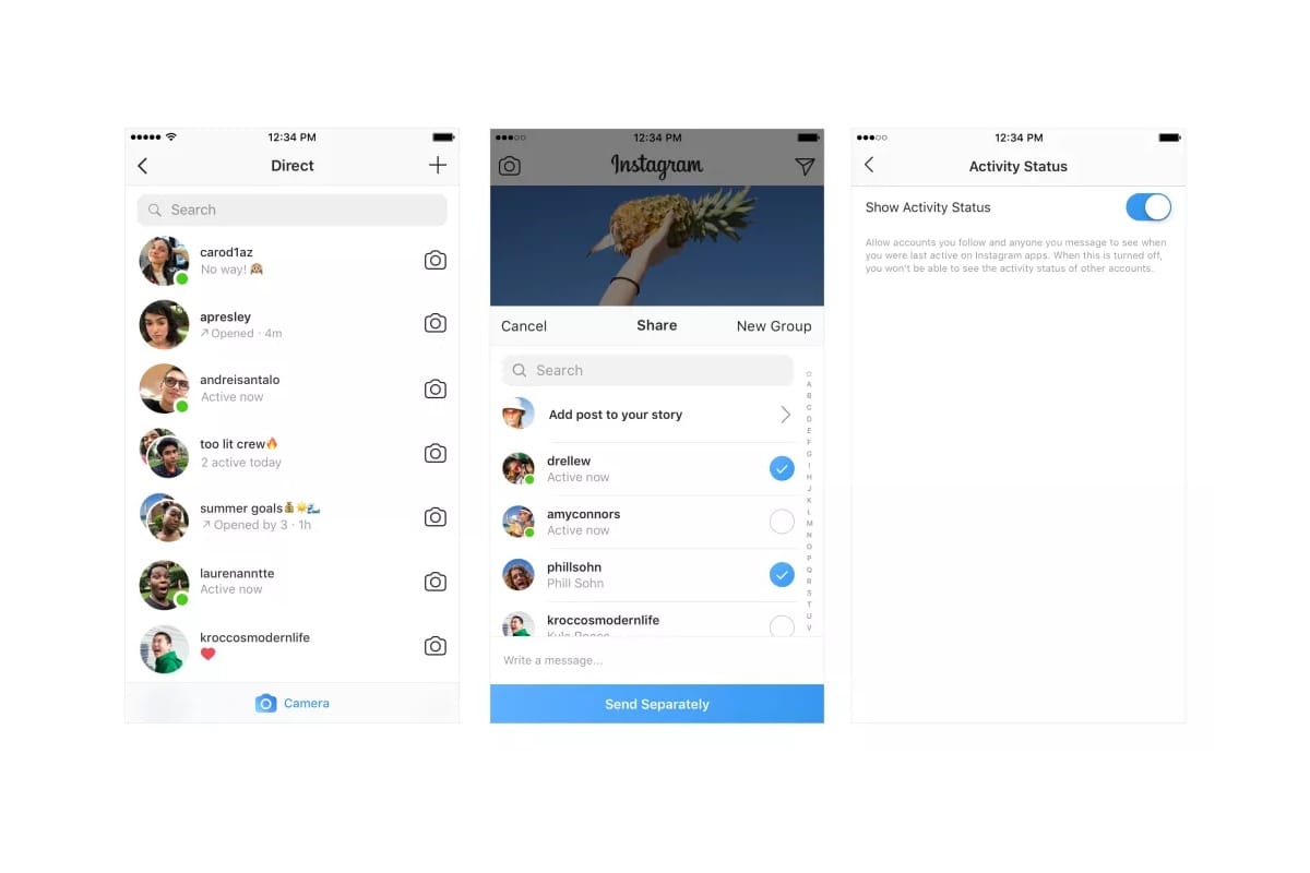 Instagram рдЕрдм рдмрддрд╛рдПрдЧрд╛ рдЖрдкрдХрд╛ рдХреМрди-рд╕рд╛ рджреЛрд╕реНрдд рд╣реИ рдСрдирд▓рд╛рдЗрди Instagram Will Now Tells You When Your Friends Are Online for DM
