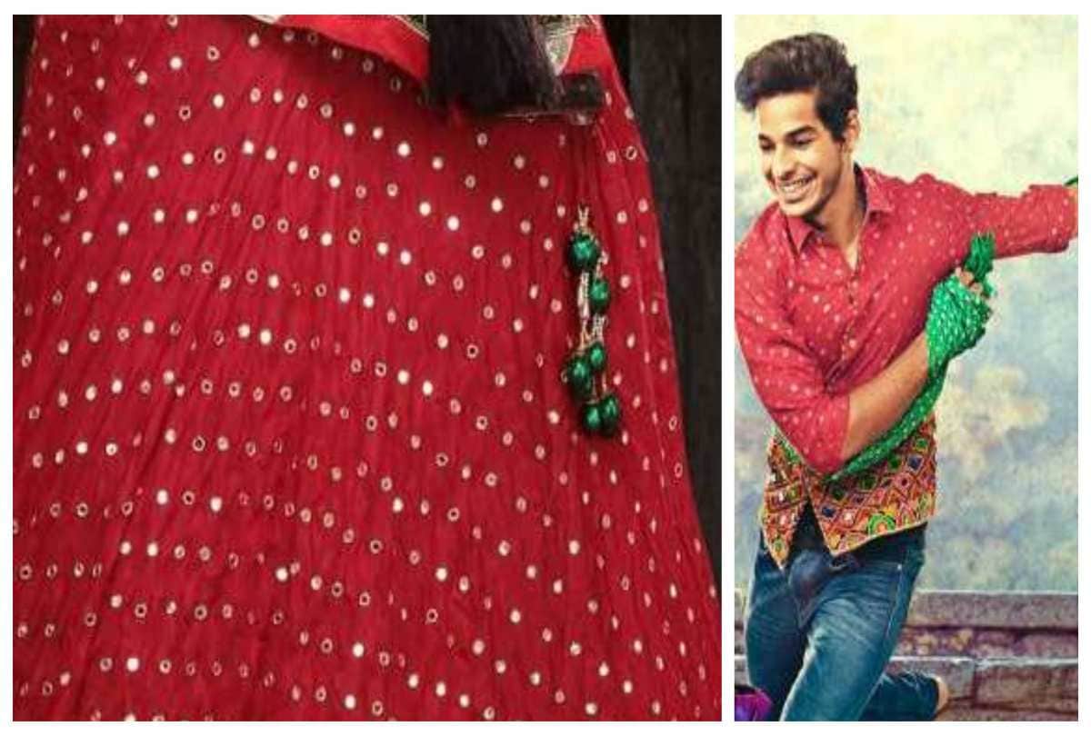 Bandhani Lehnagas Were Used To Make Ishaan Khatter Red Shirt In Film Dhadak