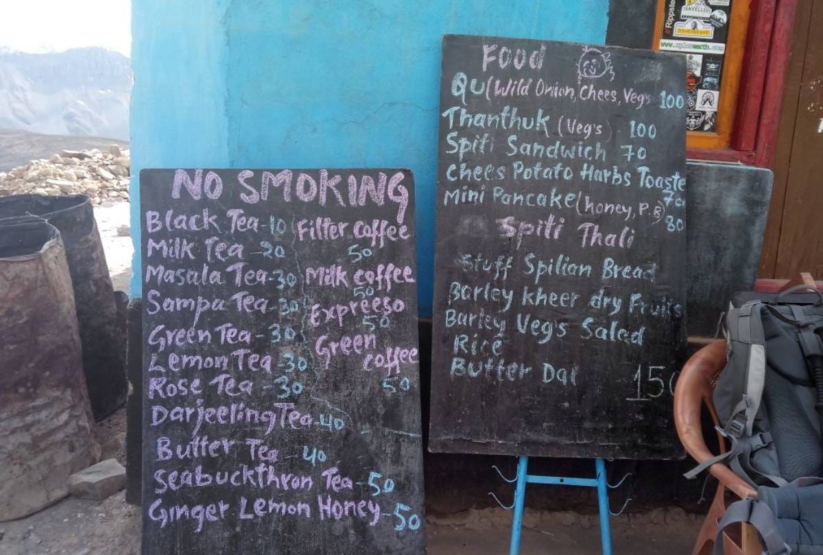 Organic food in world highest restaurant in lahaul spiti himachal pradesh 