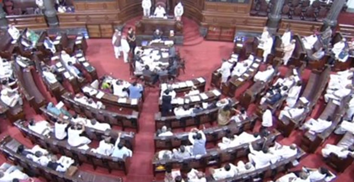Controversy in the Rajya Sabha today
