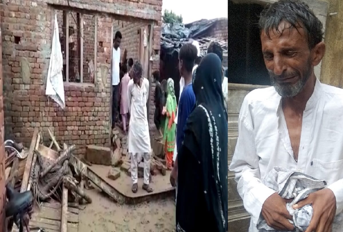UP: Two died due to falling roof of house in Shamli, many injured, photos