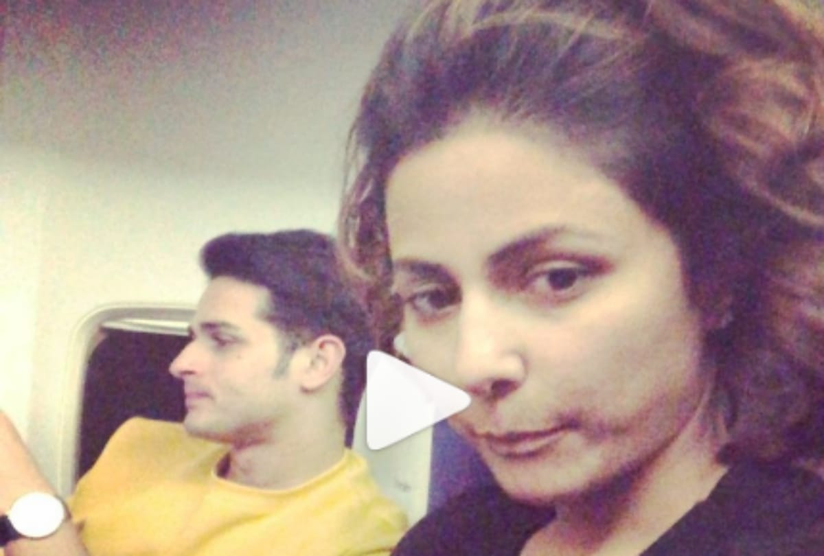 hina khan share a video priyank sharma flirting story