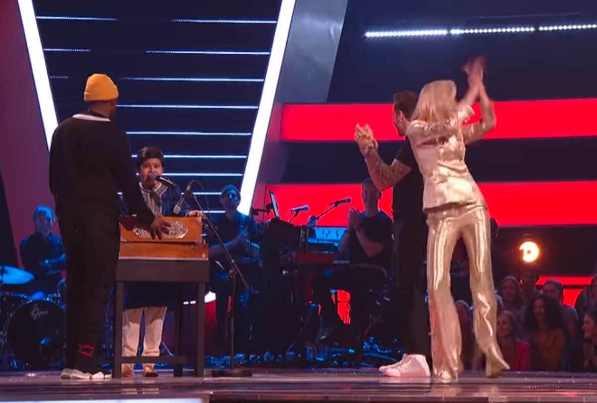 10 year old indian boy krishna perform on the voice kids uk