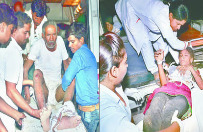 Gas cylinder cracked in Agra