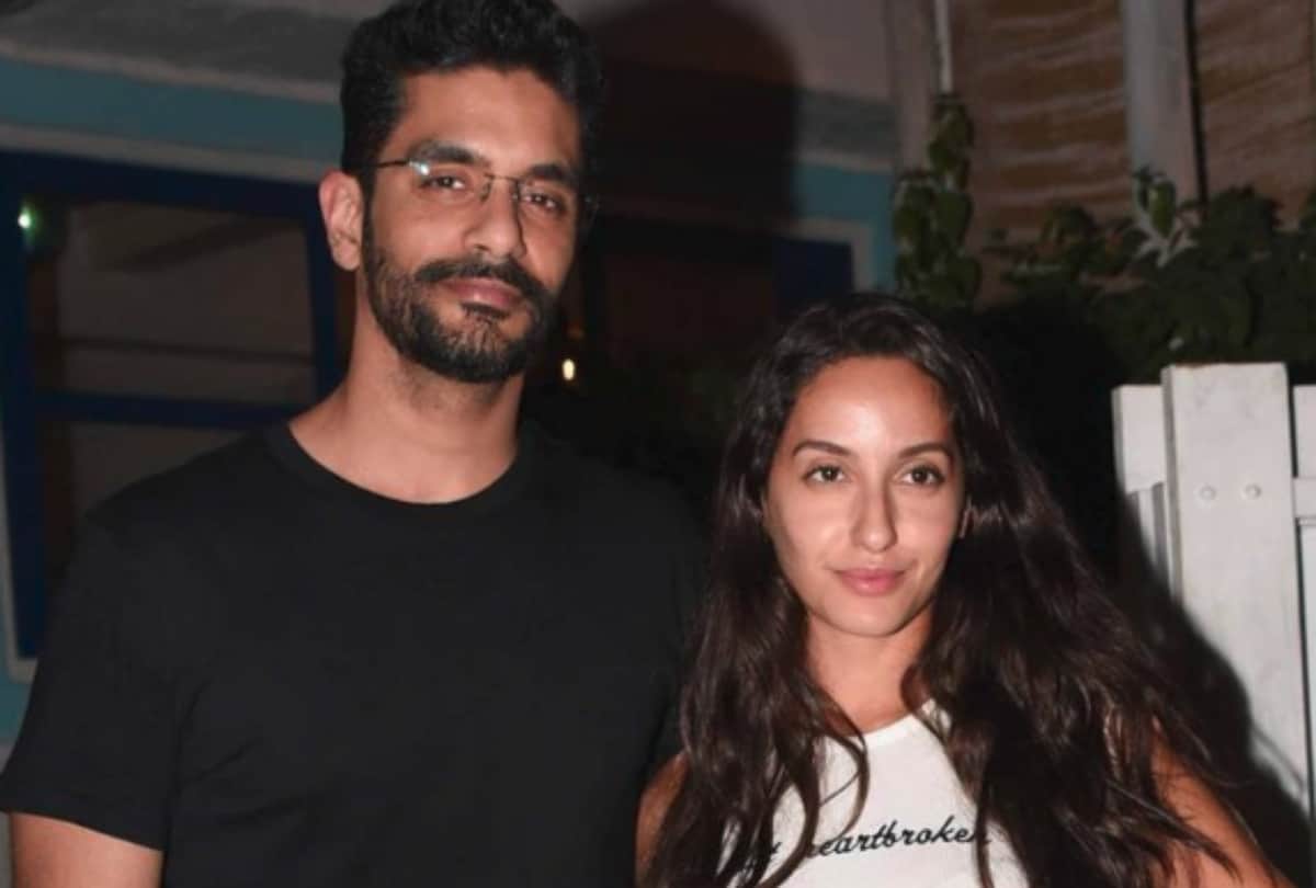 Nora Fatehi reaction on Angad Bedi name will surprise you 