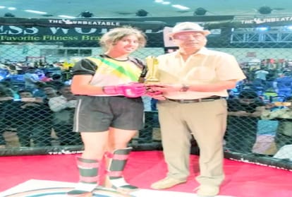 anita thakur won gold medal in Mix martial arts Competition