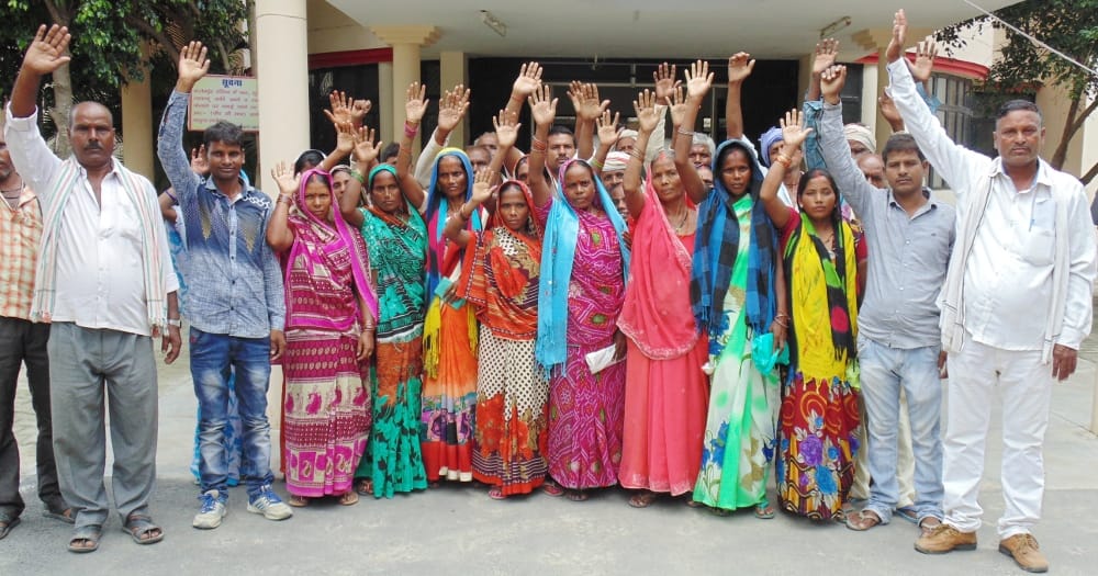 demanded wages under MGNREGA in housing construction