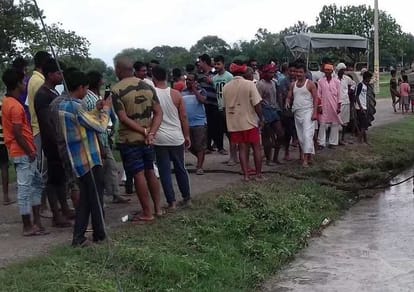School Bus accident in ghazipur