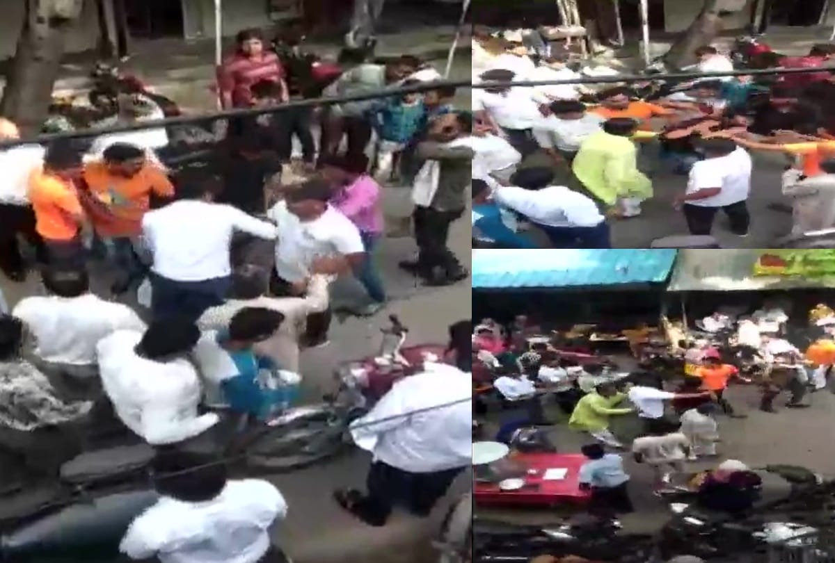 love couple reach ghaziabad registrar office mob gathered beats muslim man to marry hindu girl
