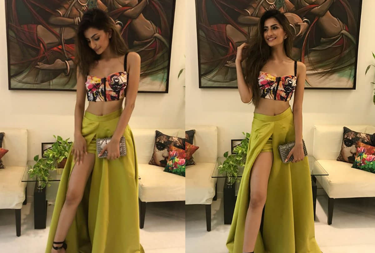 palak tiwari stunning  in a red lehenga