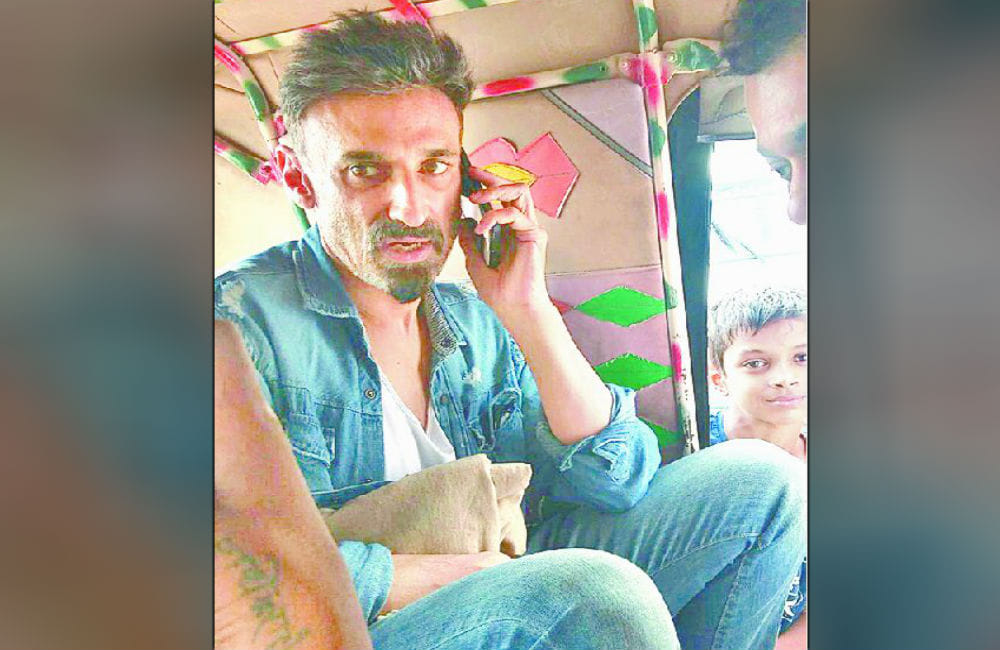bollywood actor rahul dev in vrindavan