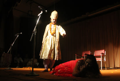 Bhakt Pooranlal and his step mother nautanki in kanpur