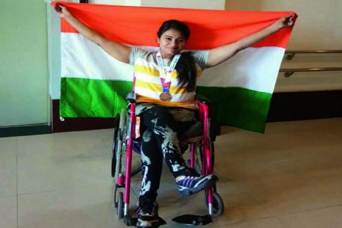 para athlete shweta sharma won 14 medal through the watch youtube video