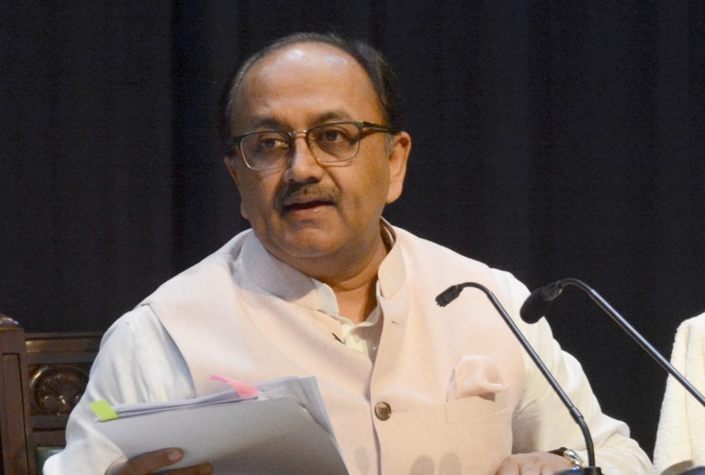 UP BJP MLA Sidharthnath Singh declared election co incharge of BJP for Andhra Pradesh.