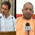 कांग्रेस अध्यक्ष राहुल गांधी व मुख्यमंत्री योगी आदित्यनाथ