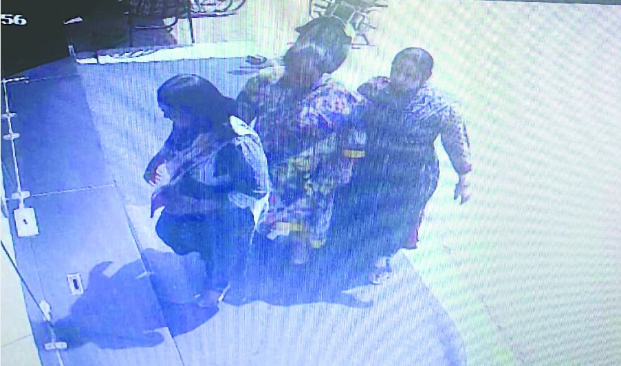 Females stolen branded clothes from Showroom
