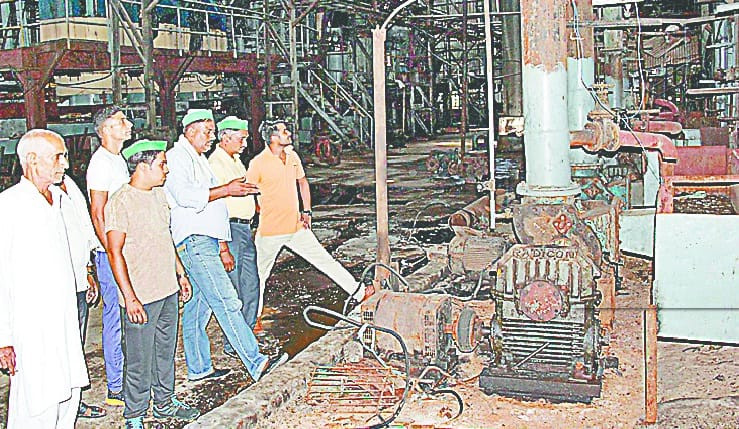 Bhikiyu worker arrived in Bijnor Sugar Mill