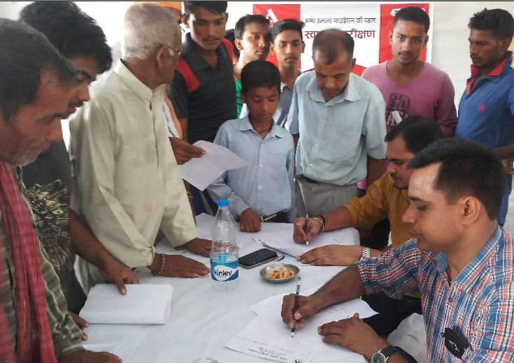 Amarujala health camp for flood effected