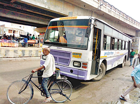 CNG buses run after four days
