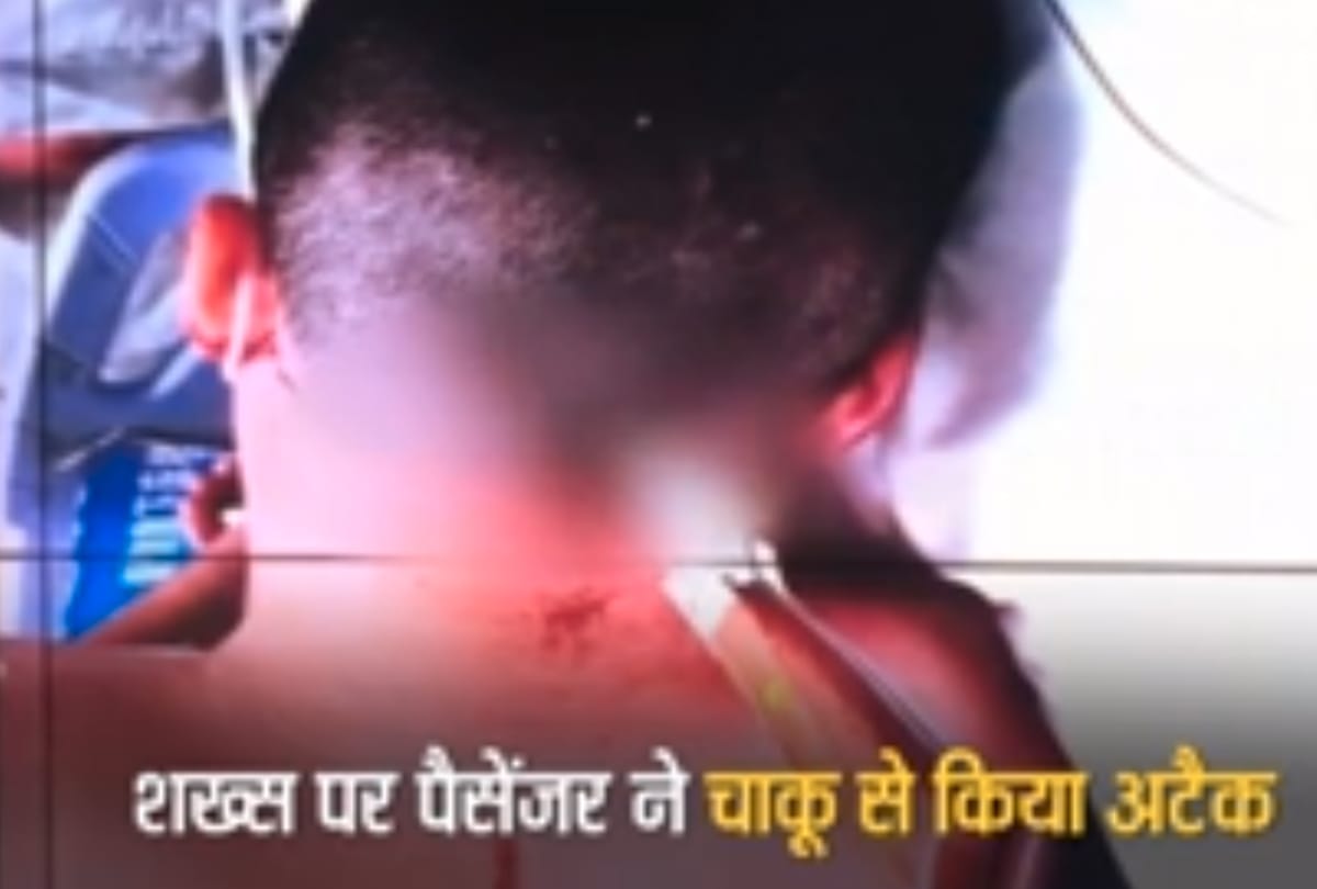 Man drive bike himself with Eight inches knife in his head arrived at police station