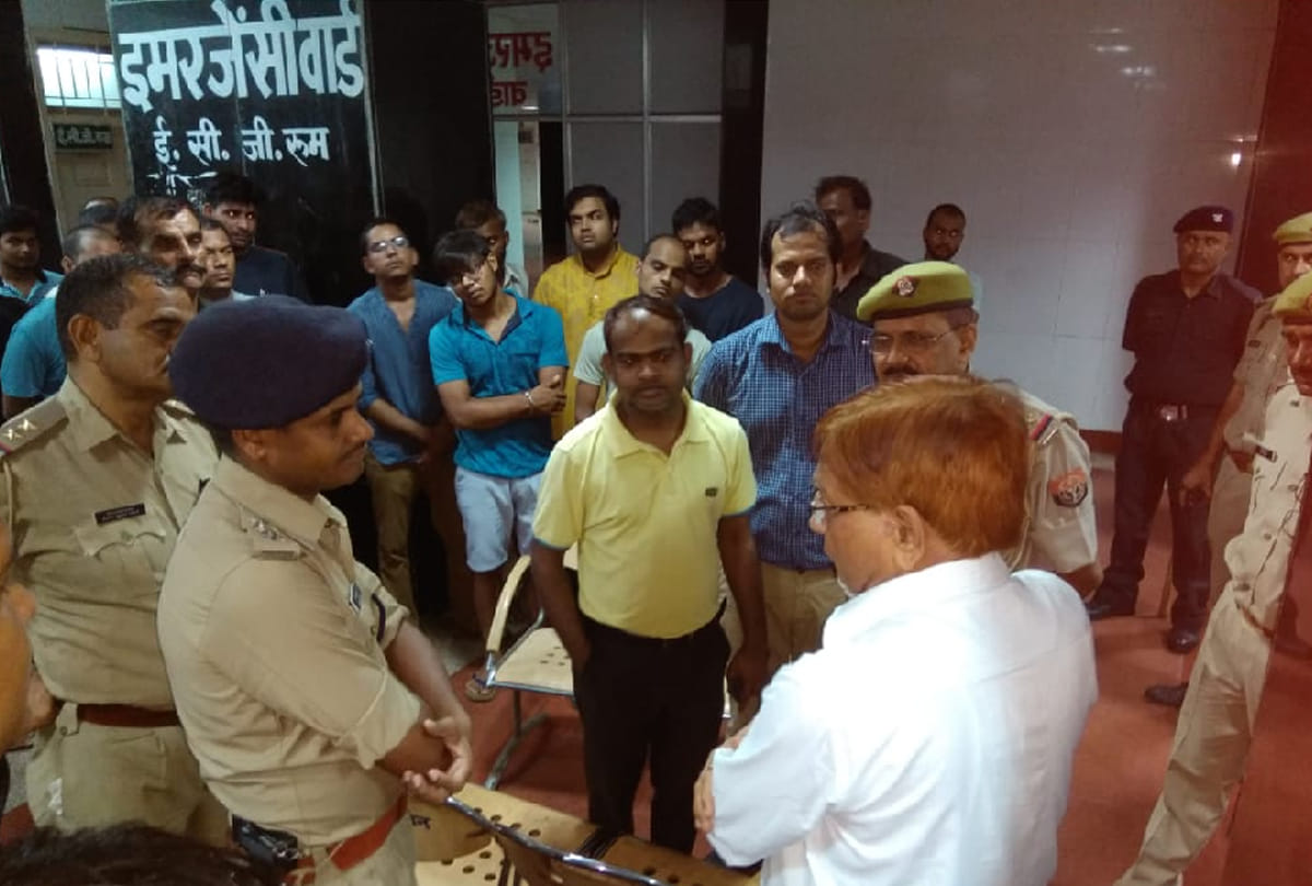 PAC soldiers flirt with a medical student in orai