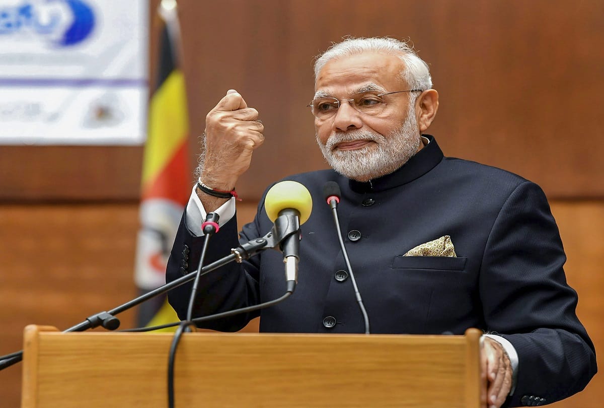 PM Narendra Modi addressing India Uganda Business Forum in Kampala