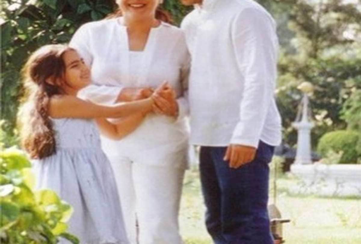 Sara Ali Khan Childhood PHoto With Mom Amrita Singh And Father Saif Ali Khan