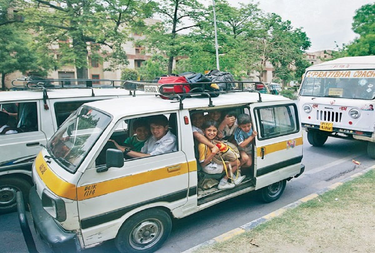 school van driver on infinite strike from today in lucknow