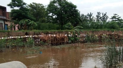 Bijnor's Malan River was flooded, panic among people, traffic affected