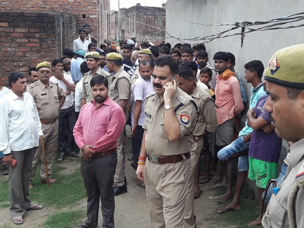 communal tension in chandauli district after slaughtering cow