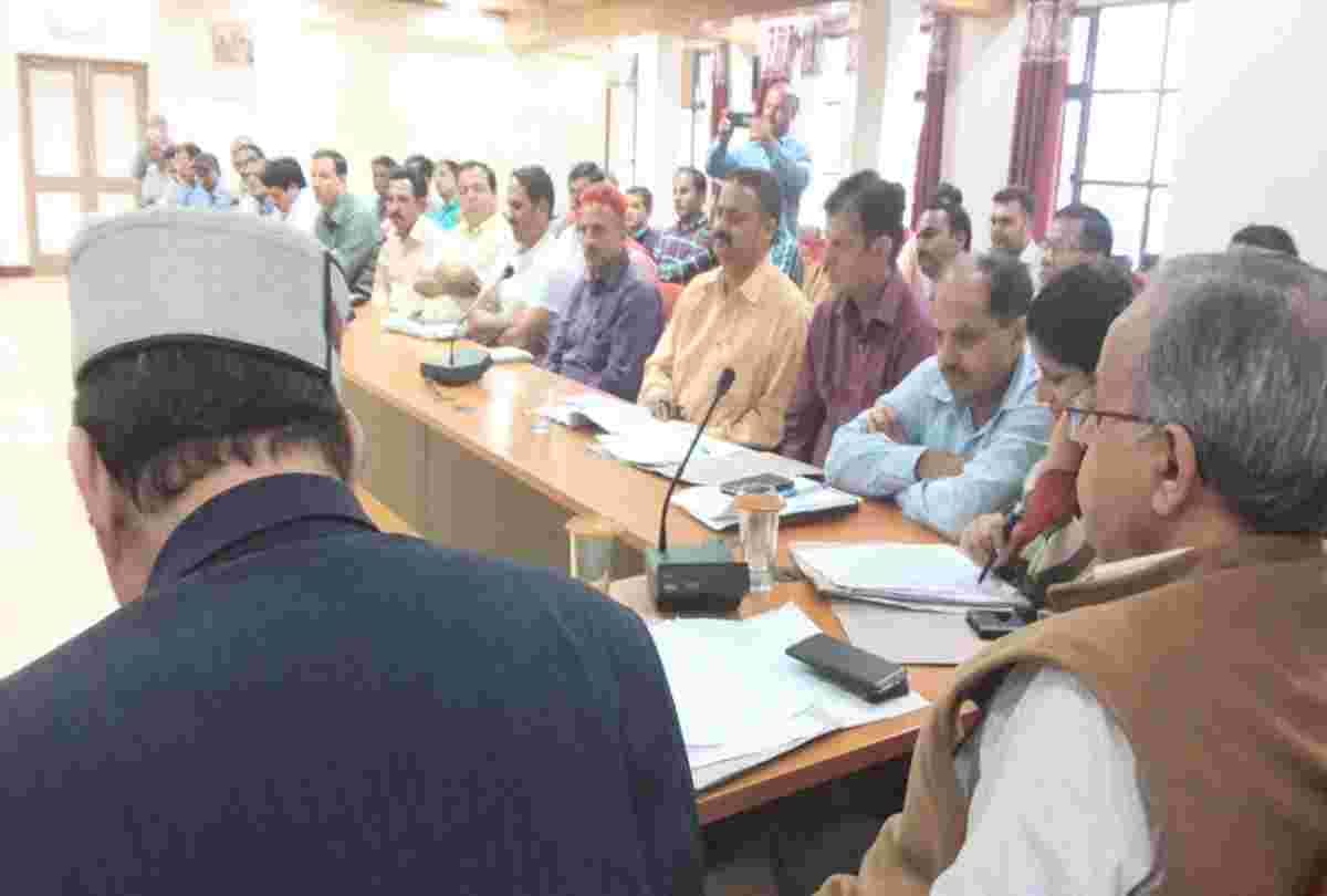 c&v teacher meeting with education minister suresh bhardwaj at shimla