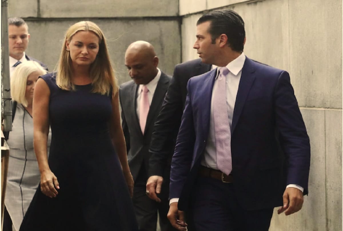 Donald trump junior appears at court with wife Vanessa for their divorce hearing case 
