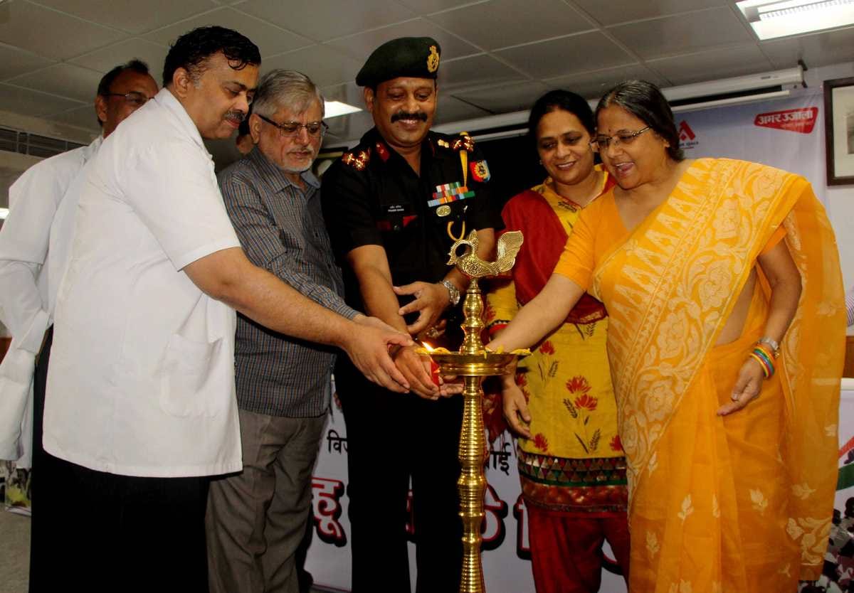 blood donation camp on the ocassion of kargil vijay divas