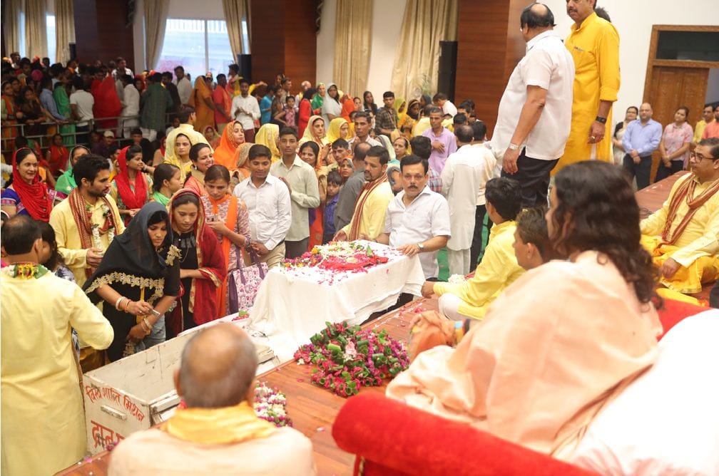 guru purnima celebrations at ashrams in vrindavan