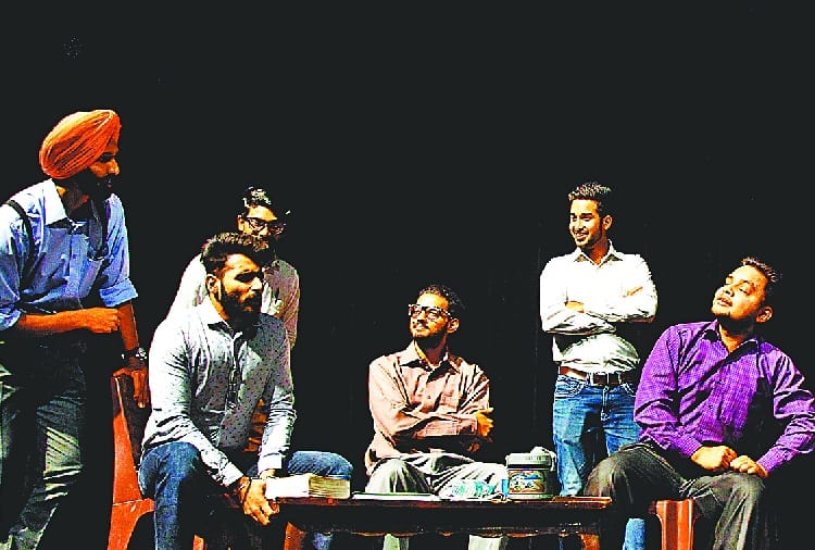 Staged play in Tagore Theater Chandigarh
