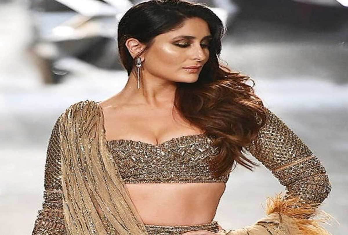 India Couture Week 2018 Kareena Kapoor In 30 Kg Gold Lehanga For Falguni And Shane Peacock